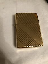 Zippo gold plated for sale  LONDON