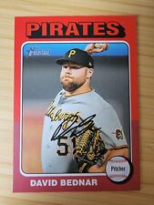 David Bednar 2024 Topps Heritage #44 Pittsburgh Pirates Red Border White Border , used for sale  Shipping to South Africa