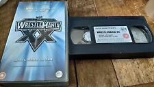 Wwe wrestlemania vhs for sale  OXFORD