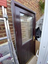 upvc door brown for sale  LONDON