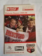 Brentford fixture card for sale  AYLESFORD