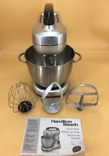 Used, Hamilton Beach Electric Stand Mixer 4 QT Dough Hook, Flat Beater Attachment for sale  Shipping to South Africa