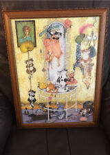 Used, Framed Jigsaw Puzzle Trinkets & Trifles by Linda J Smith - Ideal For Cat Lovers! for sale  Shipping to South Africa