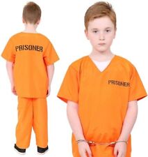 Used, Kids Fancy Dress Orange Prisoner Costume (Small size) for sale  Shipping to South Africa