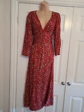 Red floral maxi for sale  SWANSEA