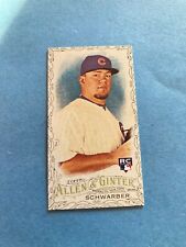 2016 Topps Allen and Ginter Kyle Schwarber #97 tarjeta de novato borde negro mini auto segunda mano  Embacar hacia Argentina