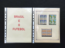 Futebol Brasil ** GRANDE Coleção ** itens diferentes 年足球巴西邮票世界杯, usado comprar usado  Brasil 