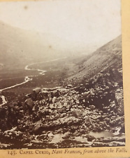 Foto Capel Curig c.1880s Nant Francon from acima Falls -Stereoview Conwy comprar usado  Enviando para Brazil