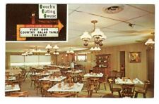 Rouch's Eating House Restauracja Indiana Vintage Pocztówka EB144 na sprzedaż  Wysyłka do Poland