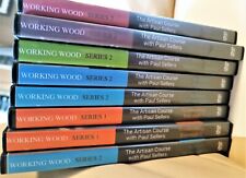 7 conjuntos de caixas de vídeo DVD Working Wood The Artisan Course Series com Paul Sellers comprar usado  Enviando para Brazil