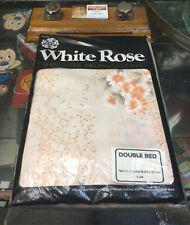 Vintage White Rose Double Flat Conjunto De Folhas Na Embalagem comprar usado  Enviando para Brazil