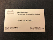 Ayrton senna business for sale  GATESHEAD