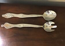 Carrol Boyes 18/8 Stainless Steel Serving Spoon Set, Man & Woman, Salad Servers, used for sale  Shipping to South Africa