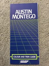 Austin montego colour for sale  WEYMOUTH