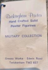 Buckingham pewter hand for sale  TRING