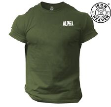Camiseta Alpha Bolso Roupas de Ginástica Musculação Treino Músculos MMA Top comprar usado  Enviando para Brazil