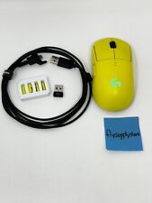 Logitech G PRO X SUPERLIGHT Wireless Gaming Mouse - Yellow GREAT CONDITION for sale  Shipping to South Africa