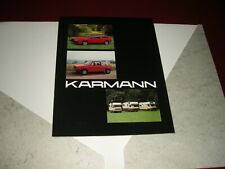Karmann press information usato  Cremella