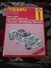 Haynes triumph stag for sale  DRONFIELD