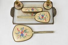 embroidered dressing table set for sale  NORTHAMPTON