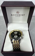 Accurist mens chronograph for sale  NEWCASTLE UPON TYNE