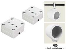 Pair MAC360W 360 Swivel Wakeboard Tower or Surface Mount Clamps 4 Rockville Pods for sale  Inwood