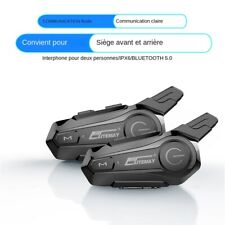 1/2Pcs Motorcycle Bluetooth Interphone Headset for 2 Rider Motorcycle Intercom for sale  Shipping to South Africa