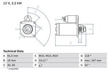 Bosch anlasser starter gebraucht kaufen  Oberlungwitz