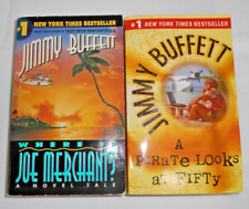 JIMMY BUFFET 2 livros em brochura - Onde está Joe Merchant, um pirata olha para cinquenta comprar usado  Enviando para Brazil
