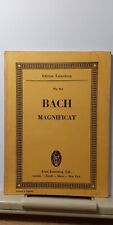 Bach magnificat eulenburg for sale  NUNEATON