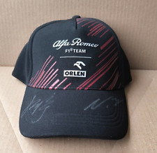 Usado, Gorra Alfa Romeo Racing F1 Team Italia GP Equipo Sombrero Firmado Zhou Guanyu Valteri Bota segunda mano  Embacar hacia Argentina