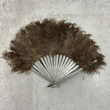 ostrich feather fan for sale  Shipping to Ireland