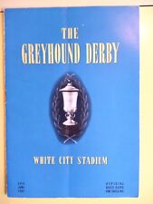 Vintage greyhound racecard for sale  UK