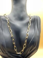 Gold paperclip chain for sale  ABINGDON