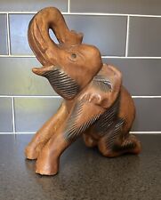 Wooden elephant carving for sale  CARDIFF