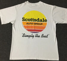 Vintage Anos 80 Scottsdale Auto simplesmente a melhor desbotada Mecânico Camisa M Carro Grunge Anos 90 comprar usado  Enviando para Brazil