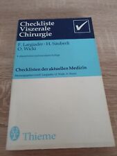 Checkliste viszerale chirurgie gebraucht kaufen  München