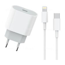 Caricatore rapido 20W Completo+Cavo USB-C PER Apple Iphone X 11 12 13 14 Pro max, używany na sprzedaż  Wysyłka do Poland