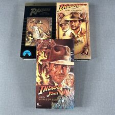 Indiana Jones VHS Partia 3 ~ Poszukiwacze Zaginionej Arki ~ Świątynia Zagłady ~ Ostatnia Krucjata na sprzedaż  Wysyłka do Poland