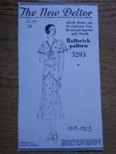 Antique Sewing Pattern # 3293 Ladies Dress for sale  Shipping to South Africa