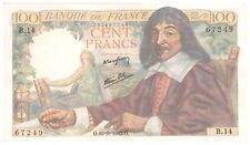 100 francs descartes d'occasion  La Ferté-Alais