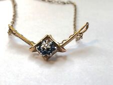 blue sapphire pendant earrings for sale  ALTON