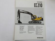 Folheto para escavadeiras Volvo EC210 comprar usado  Enviando para Brazil