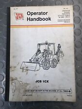 Jcb operator handbook for sale  LANCING