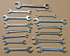 14x Open ended AF, BA, METRIC spanners mixed. HEYCO, BEDFORD, ELORA, GEDORE, BMW for sale  Shipping to South Africa