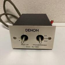DENON AU-320 Step Up Transformer MC Cartridge Moving Coil Phono Tested Silver for sale  Shipping to South Africa
