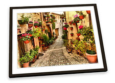 Mediterranean village framed for sale  UK