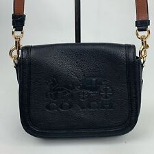 Coach black leather for sale  Saint Marys