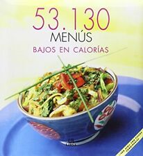 53,130 menus bajos en calorias/53,130 recipes low in calories (spanish edition), usado segunda mano  Embacar hacia Argentina