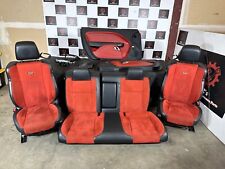 Usado, DODGE CHALLENGE R/T SCAT PACK 15-23 OEM VERMELHO PRETO INTERIOR ASSENTOS PAINÉIS DE PORTA comprar usado  Enviando para Brazil